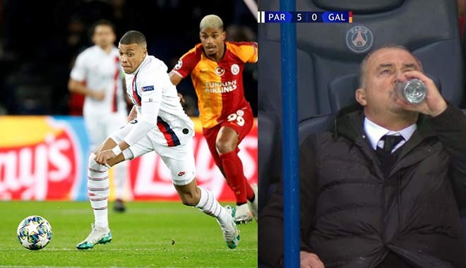 Galatasaray, Paris Saint Germain'e 5-0 yenildi! Fatih Terim: Acı bir veda oldu