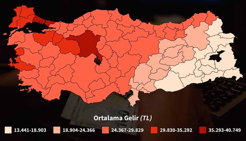 Gelirde ve gelir eşitsizliğinde lider İstanbul!