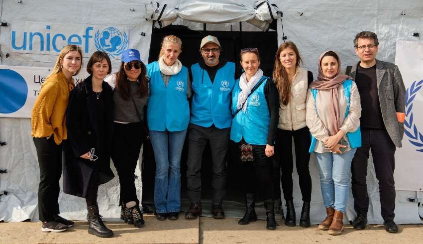 Hamdi Ulukaya’dan Polonya’da Ukraynalı mültecilere ziyaret