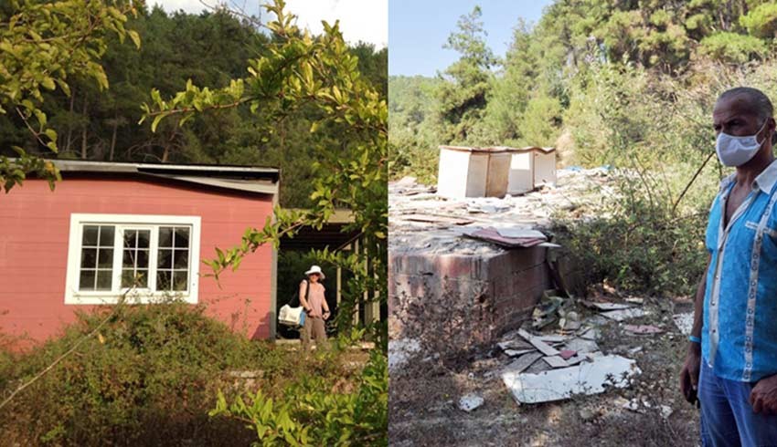 Hırsızlar evi çaldı, geriye sadece temel kaldı