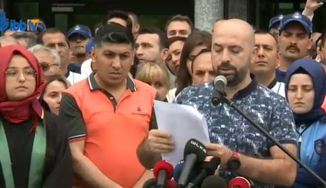 İBB önünde okuduğu bildiriyle İmamoğlu'nu kınayan Murat Kazanasmaz'ın işine son verildi