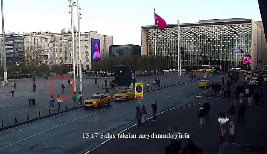 İstiklal bombacısının yeni görüntüleri ortaya çıktı! Katliama böyle gelmiş