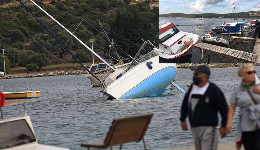 İzmir Seferihisar’da tsunamiden etkilenen balıkçılar konuştu: Neredeyse ormana çıktık