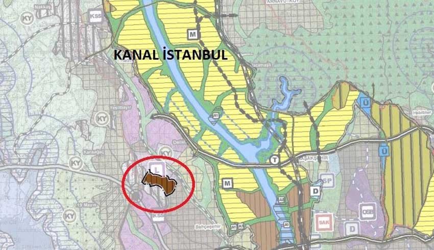 Kanal İstanbul’a komşu alanın planlarına yürütmeyi durdurma kararı