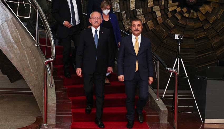 Kılıçdaroğlu, MB Başkanı Kavcıoğlu'na '128 Milyar Dolar nerede?' diye sordu