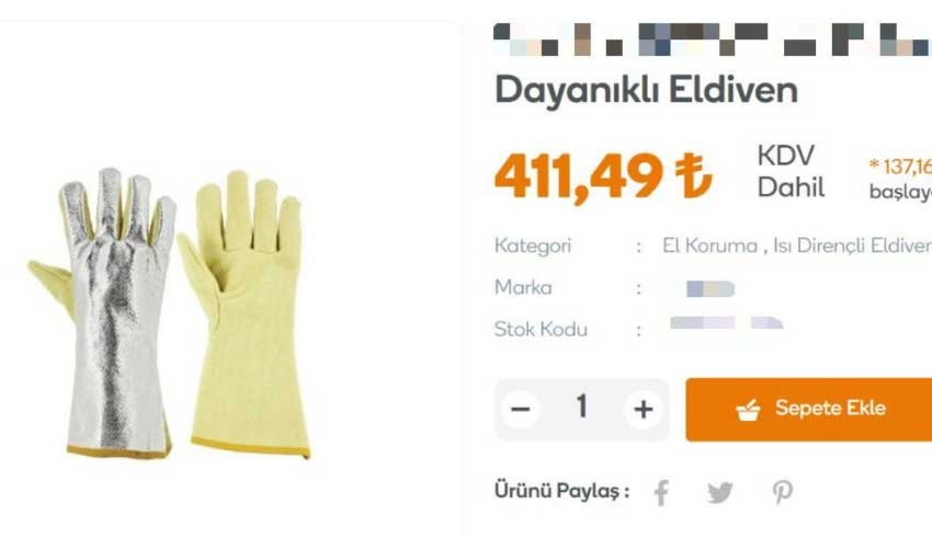 Kriz fırsatçıları; 40 Liralık eldiven 411 TL'ye çıktı