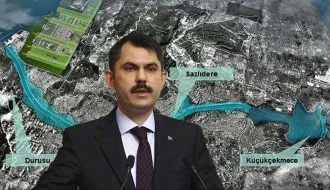 Kurum'dan Kanal İstanbul itirafı: 32.7 milyon metreküp su kaybı olacak