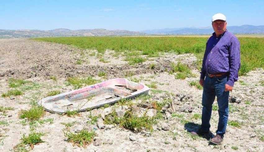 Kuruyan göle buğday ekenlere milyonluk ceza