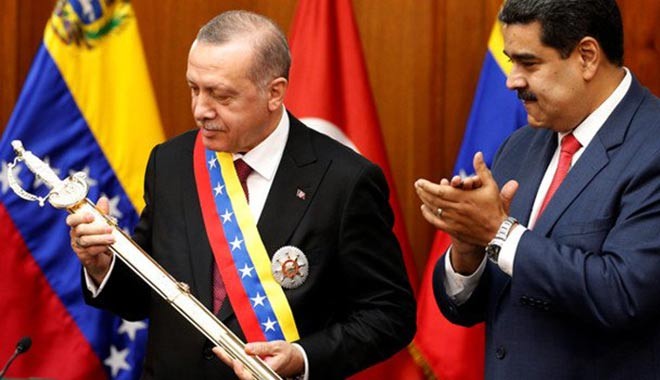 Cumhurbaşkanı Erdoğan, Venezuela Cumhurbaşkanı Maduro ile görüştü