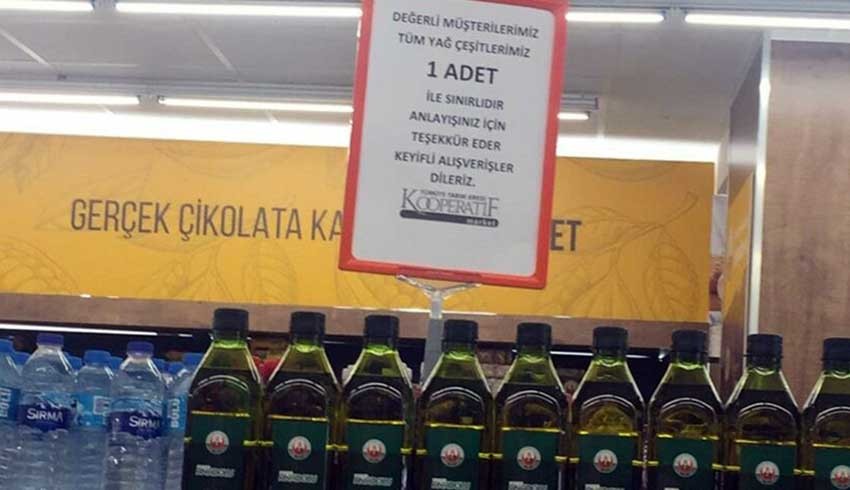 Marketlerde yağ ve şeker satışına kota geldi!