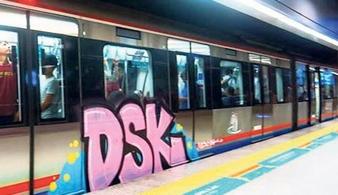 Marmaray'daki graffitileri temizliği 55 bin lira harcanacak