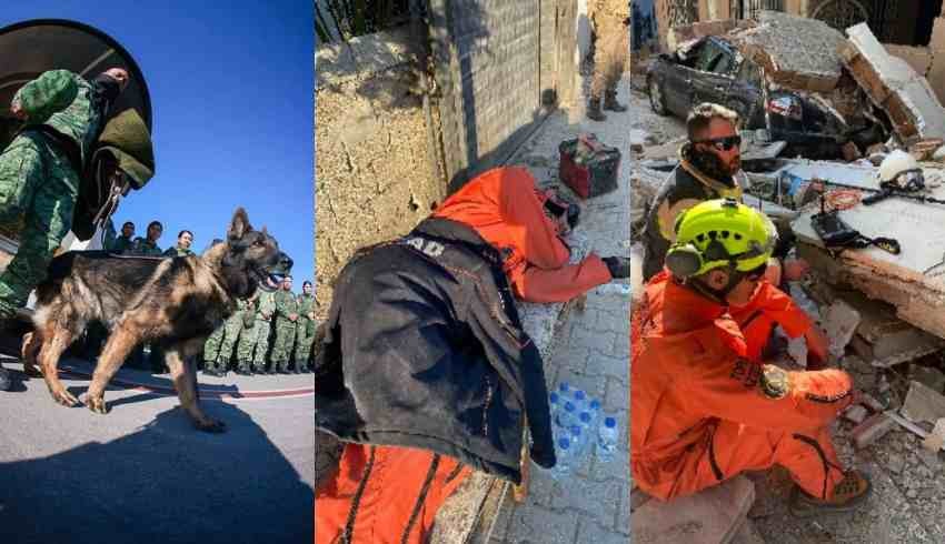 Meksikalı kurtarma ekibi soyulmuş, başına silah dayanmış