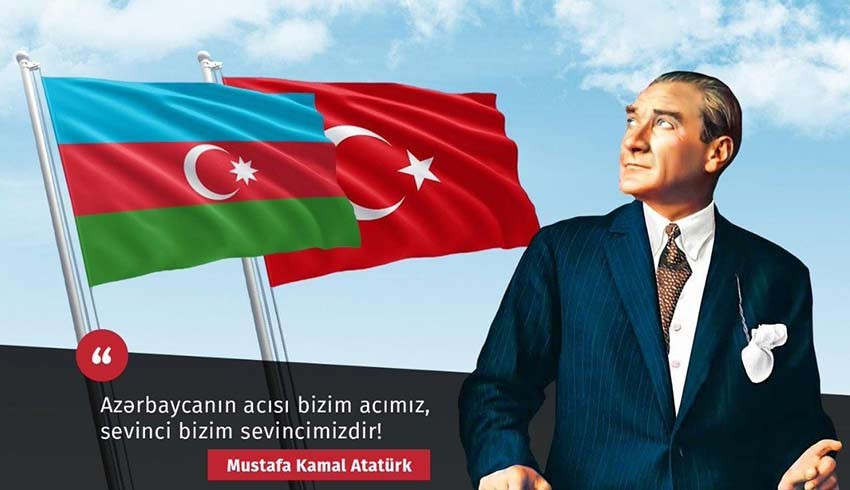 Mustafa Kemal Atatürk'ün Azerbaycan'ın gönlünü fethettiği mesaj