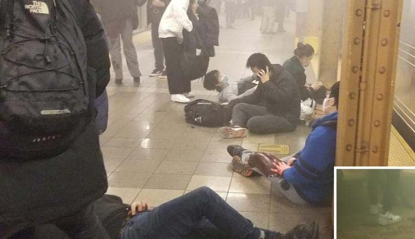 New York'ta metro istasyonunda saldırı; 13 yaralı var