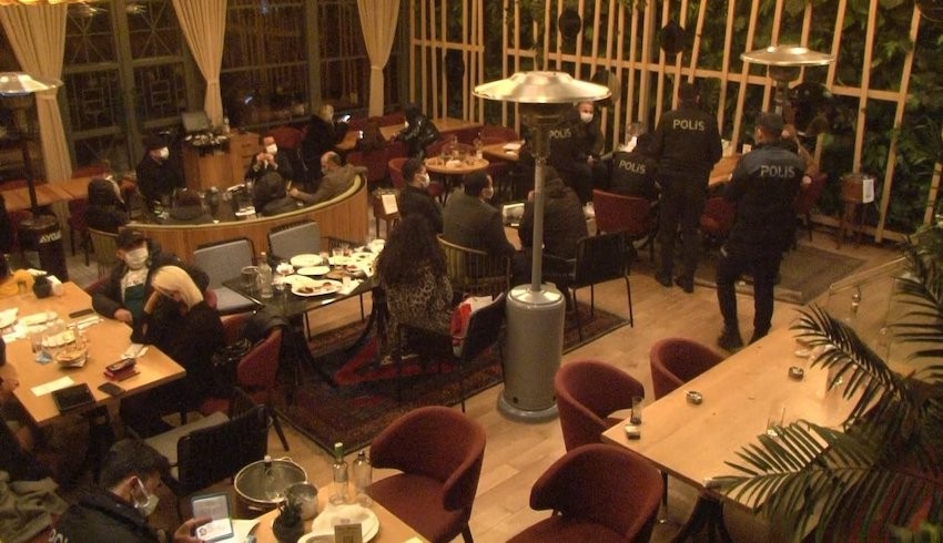 Nişantaşı’nda ünlü restorana polis baskını, 100 kişiye ceza kesildi