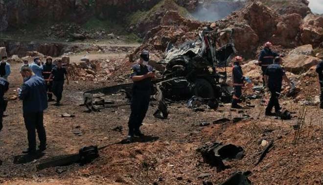 Sakarya'da havai fişek taşıyan kamyonda patlama: 3 askerimiz şehit oldu, 6 yaralı