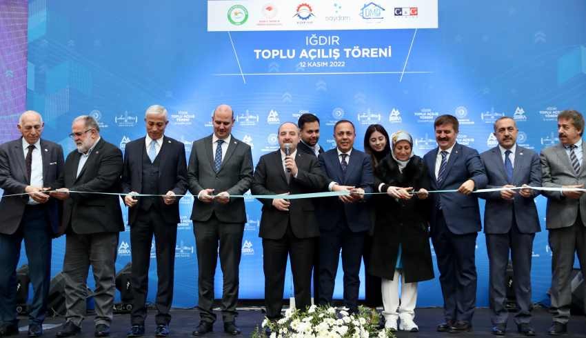 Saydam Kaya Tuzu fabrikasının açılışını Sanayi Bakanı Varank yaptı