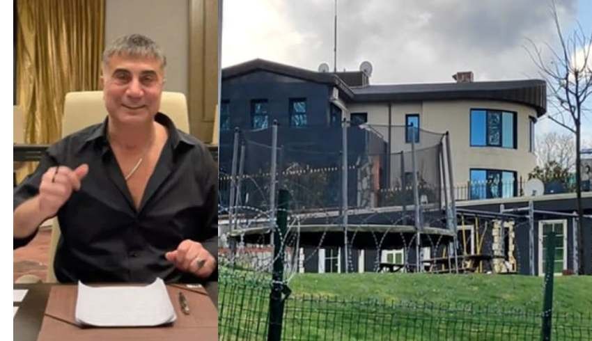 Sedat Peker'in Beykoz'daki evine el kondu!