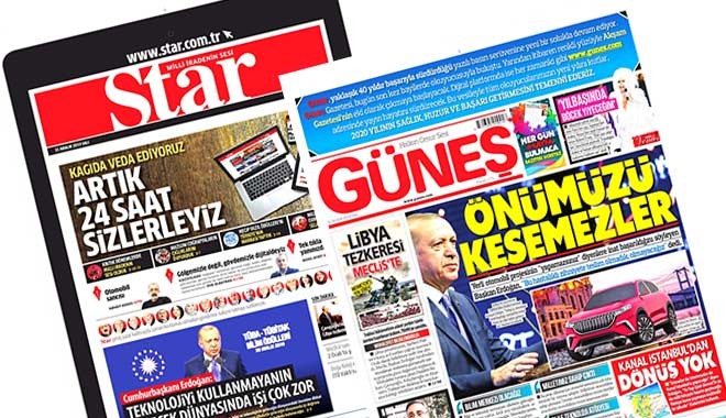 Star ve Güneş bu manşetlerle veda etti