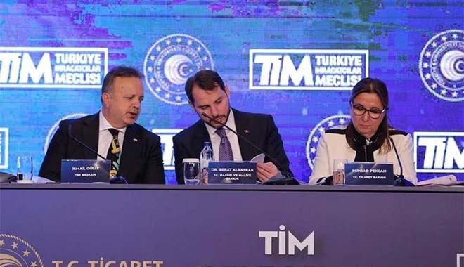 TİM'den, Albayrak ve Pekcan'a KDV beyannamesi teşekkürü