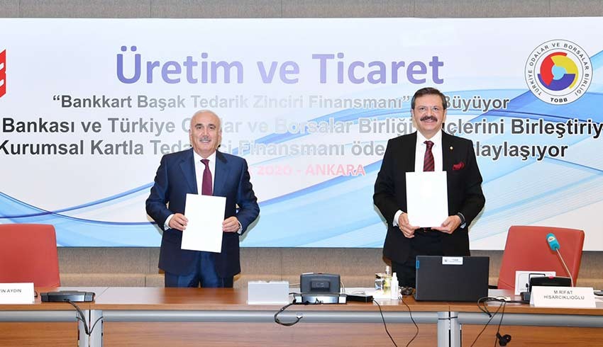 TOBB ve Ziraat Bankası güçlerini birleştirdi, tedarik zinciri finansmanı kolaylaştı