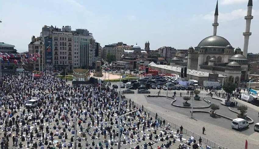 160 yıllık hayal gerçek oldu, Taksim Camii ibadete açıldı