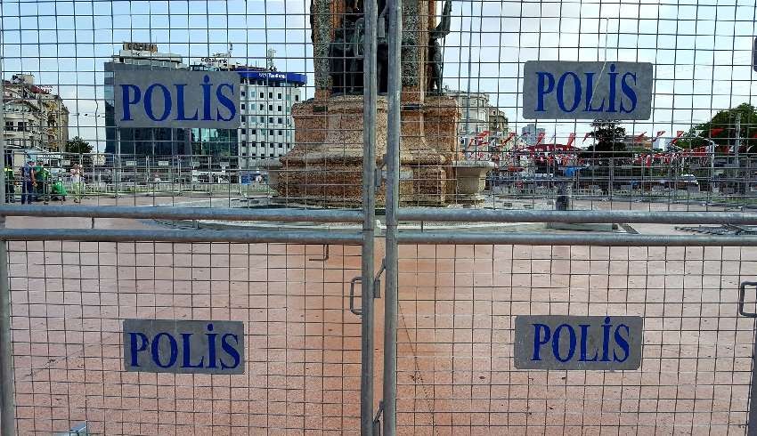 Taksim Meydanı ve çevresinde 1 Mayıs önlemleri