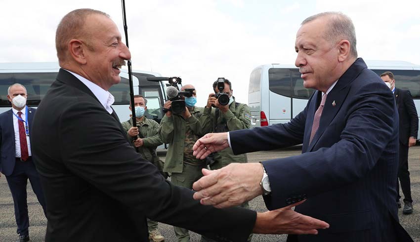 Tarihi anlar! Erdoğan ve Aliyev Şuşa'da