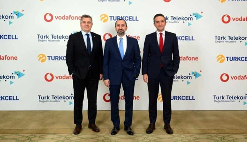 Turkcell, Türk Telekom ve Vodafone'dan tarihi anlaşma!