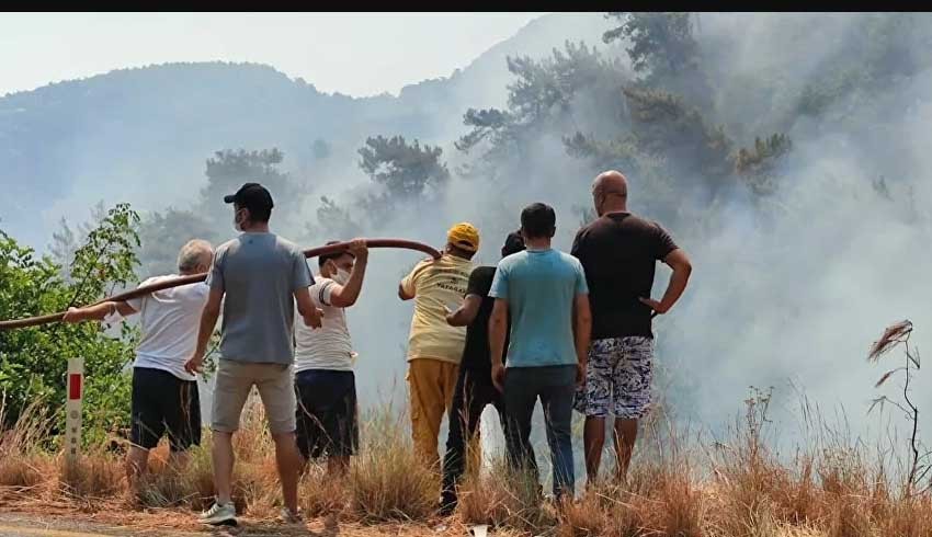 Yangınlarla mücadele: Aydın, Isparta, Denizli, Antalya ve Muğla'da orman yangınları sürüyor