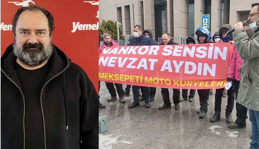 Yemeksepeti işçilerinden, kendileri hakkında 'Nankör' diyen Nevzat Aydın'a suç duyurusu