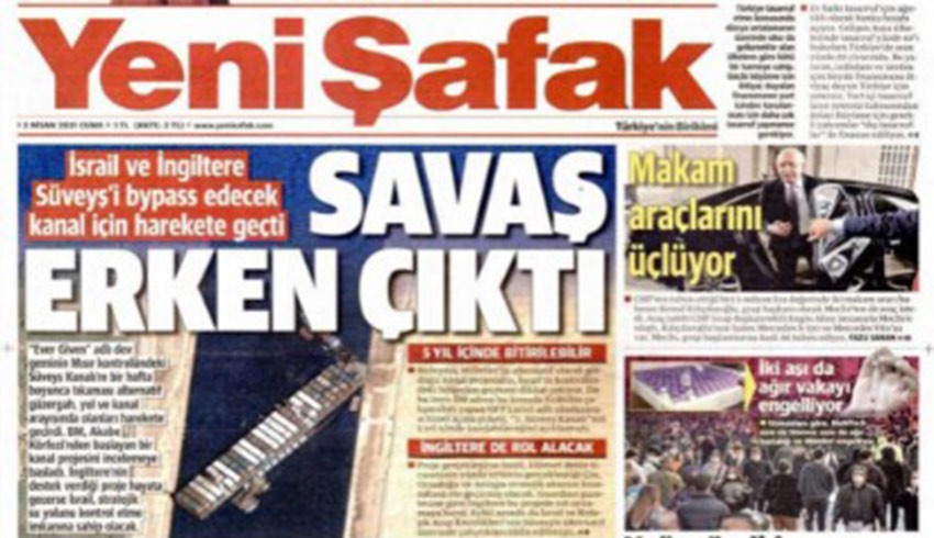 Yeni Şafak'a İngiliz 'operasyonu'! 1 Nisan şakasını gerçek sanıp manşet yaptı