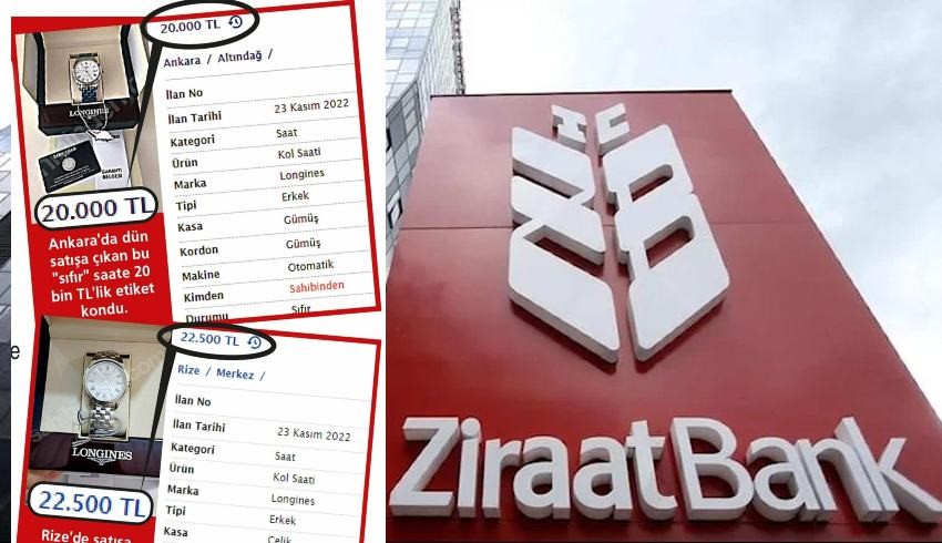 Ziraat Bankası, çalışanlara 31 Bin Liralık saat hediye etti, alan satışa koştu